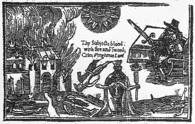 The Destruction of Colchester during the English Civil War, 1648 by English School